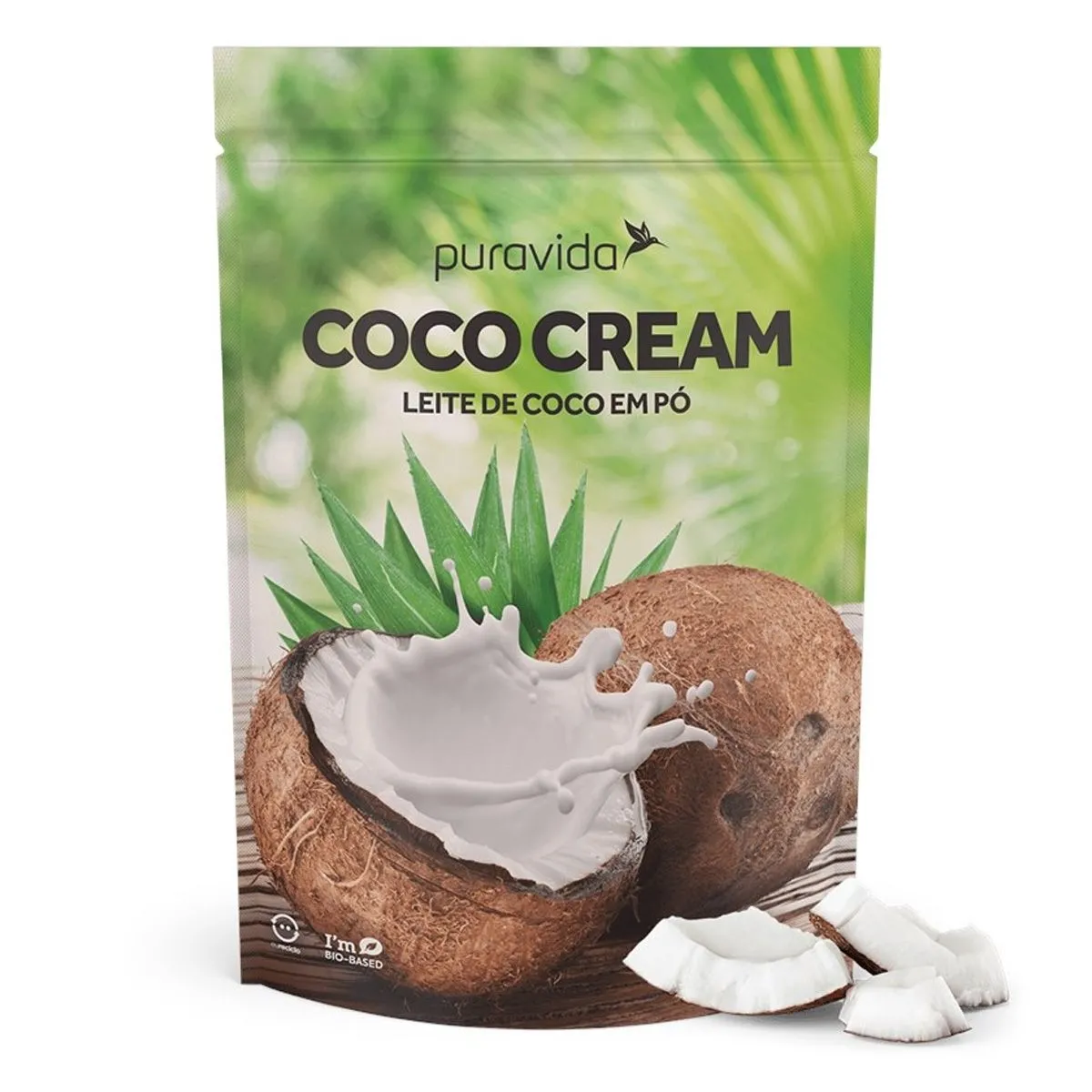 Coco Cream Leite de Coco Em Pó 250G Puravida
