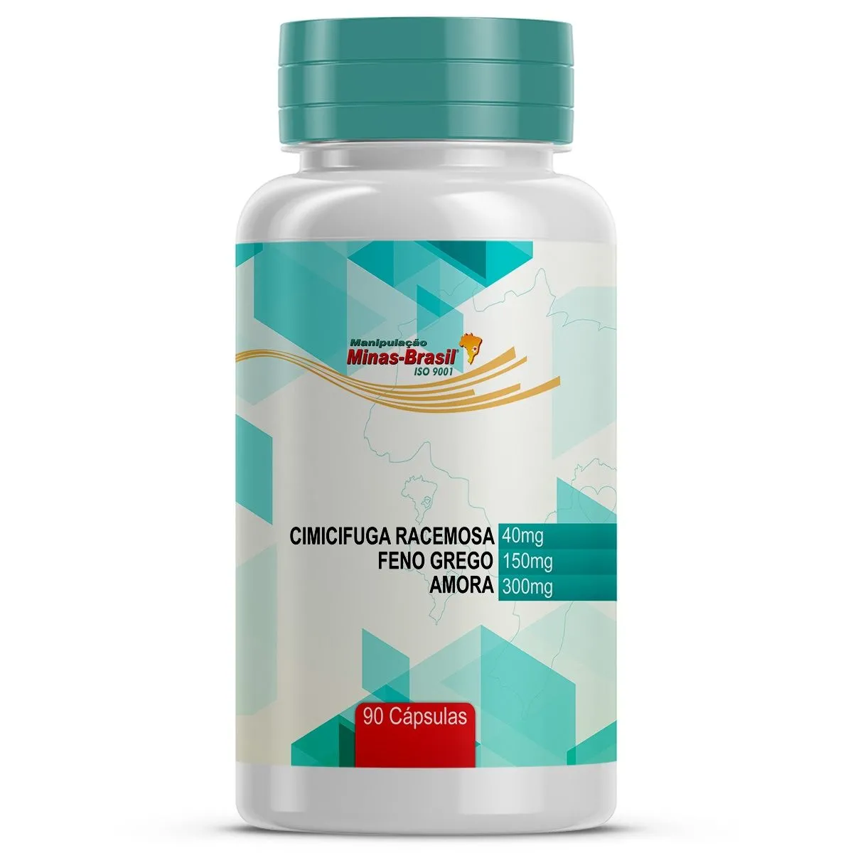 Composto Para Fogachos Com Cimicifuga Feno Grego Amora – 90 Cápsulas