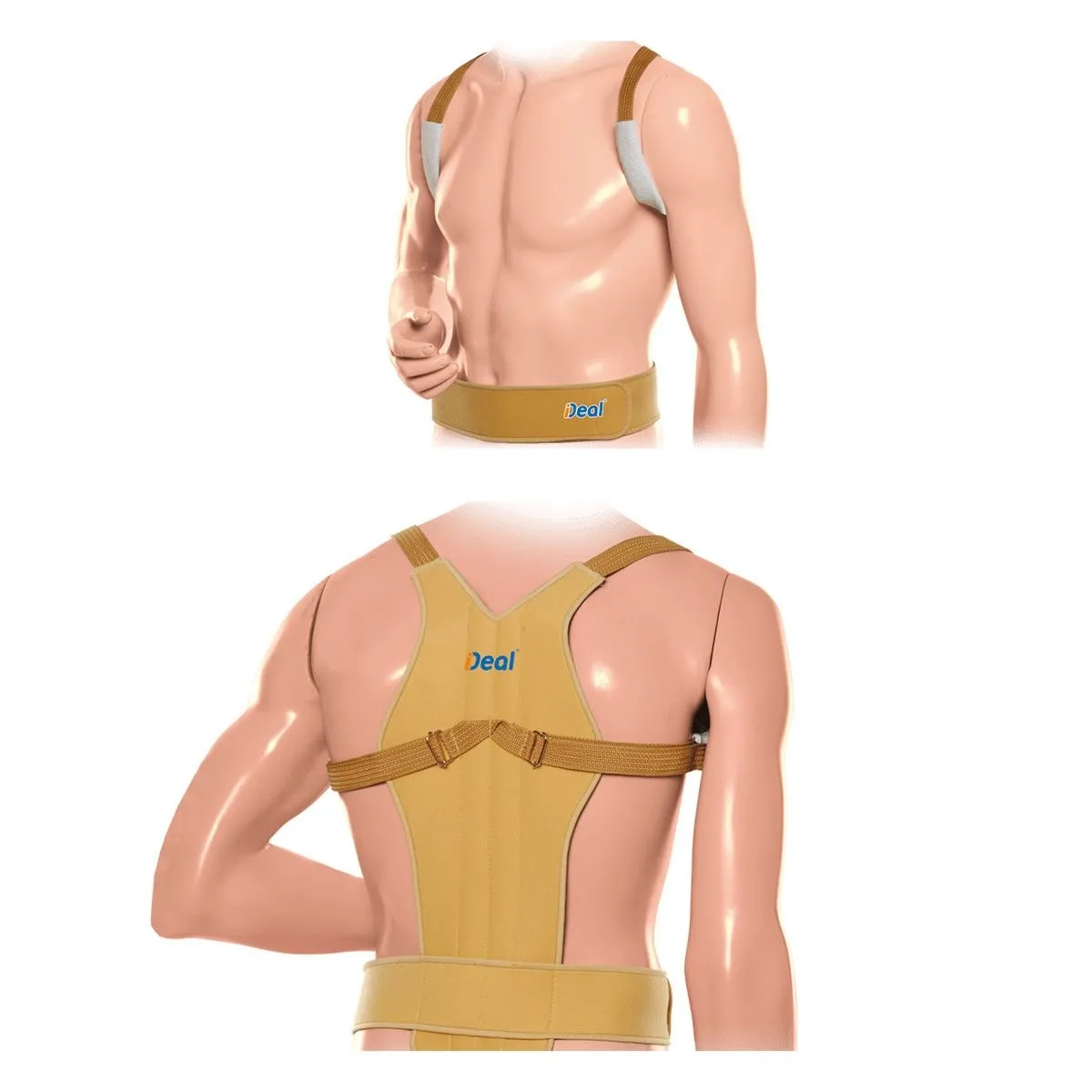 Corretor Postural Completo M Bege Ideal