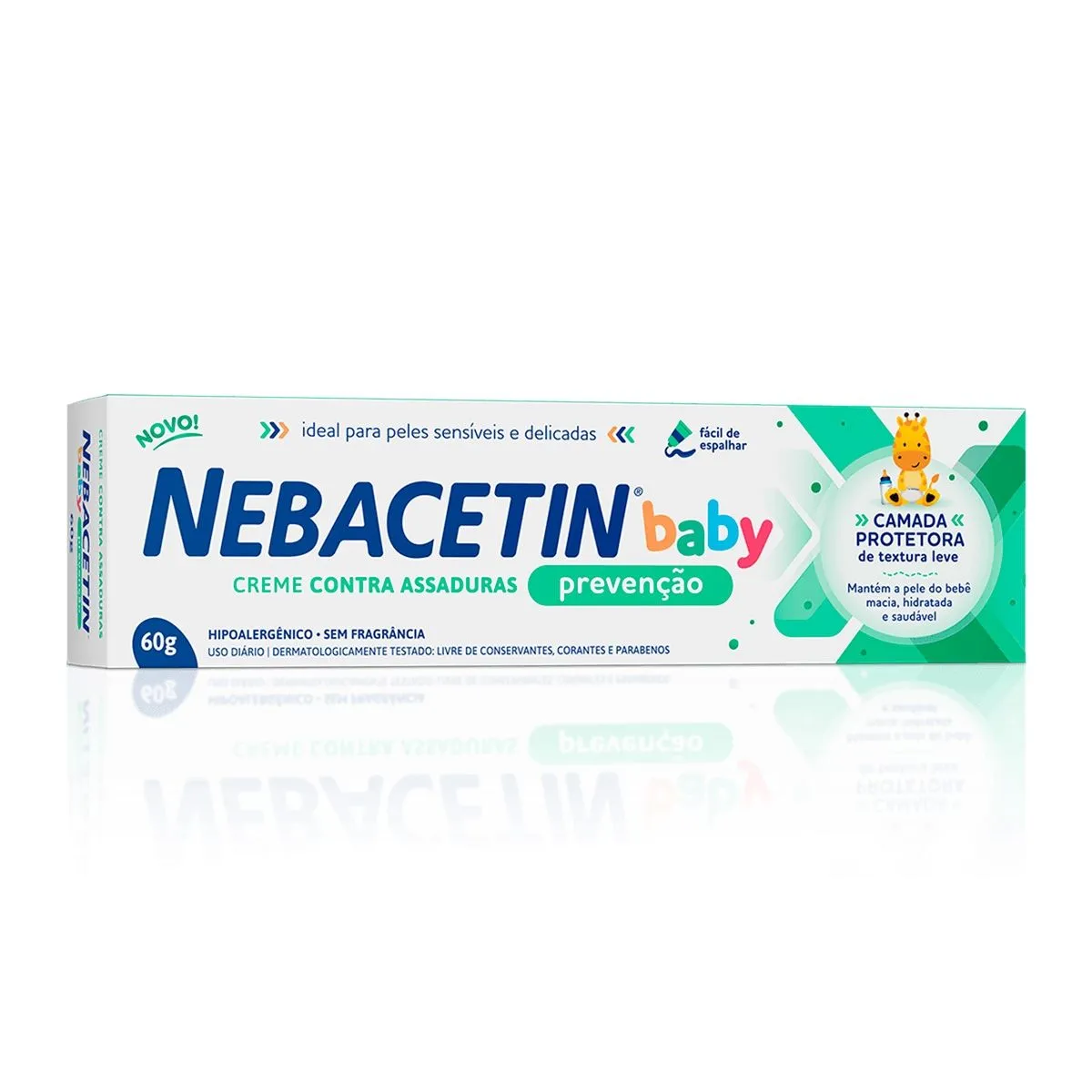 Creme Contra Assaduras Nebacetin Baby Prevenção Com 60G