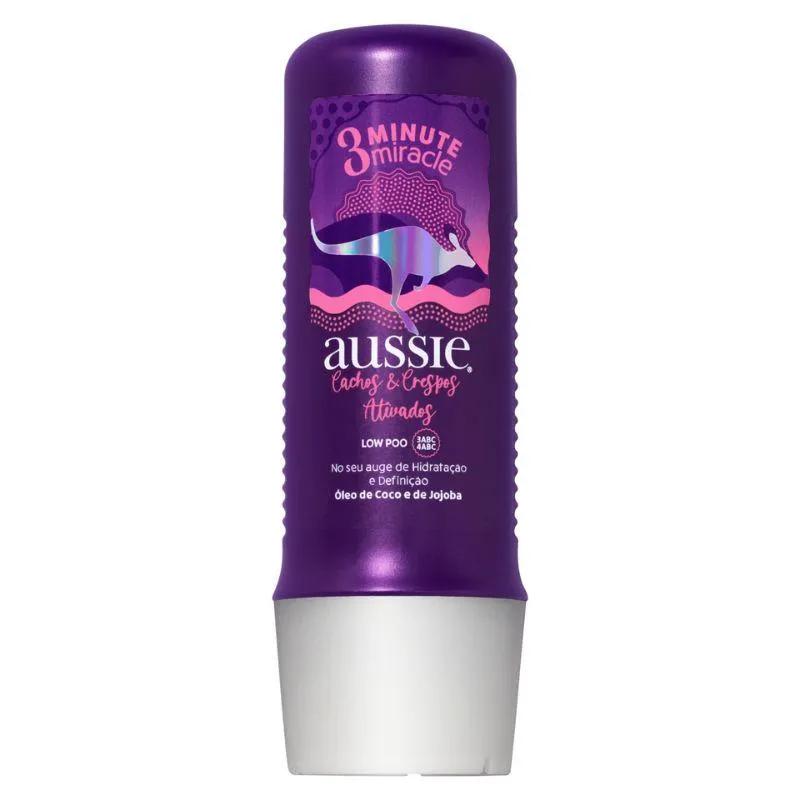 Creme de Tratamento Aussie 3 Minute Miracle Cachos e Crespos 236ml