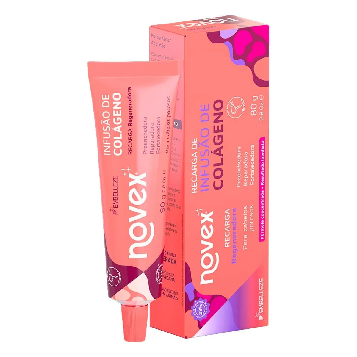 Creme de Tratamento Recarga Infusão de Colágeno 80G Novex