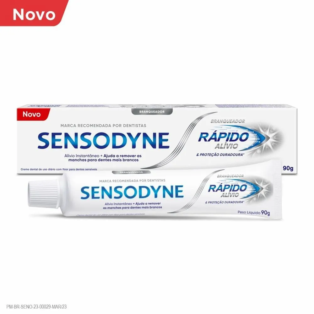 Creme Dental Sensodyne Rápido Alívio Branqueador 90g