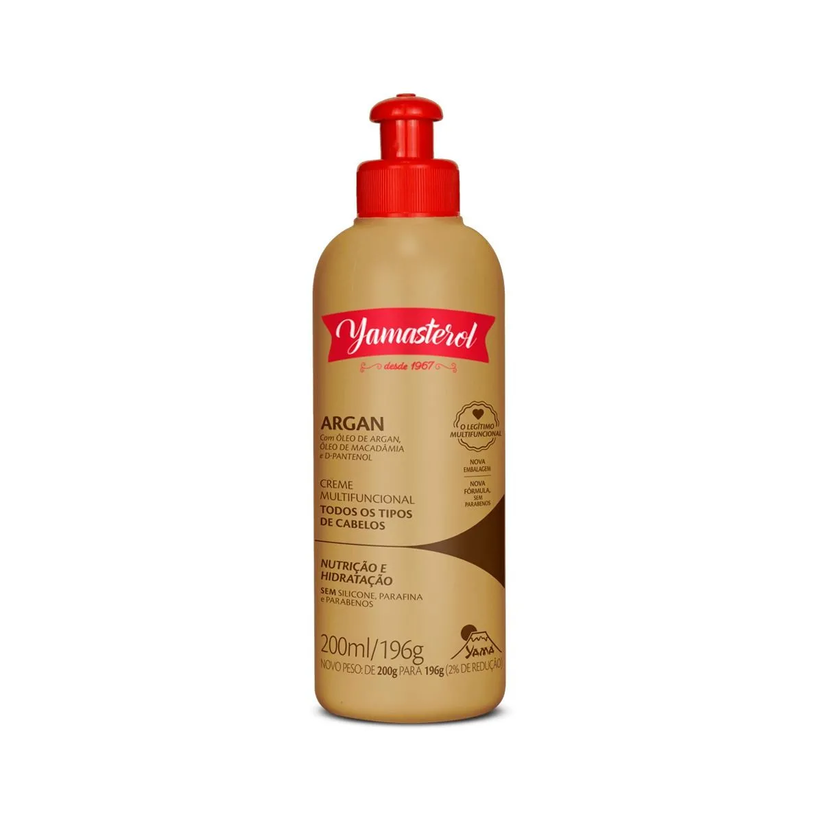 Creme Multifuncional Yamasterol Argan Nutrição E Hidratação 200ml