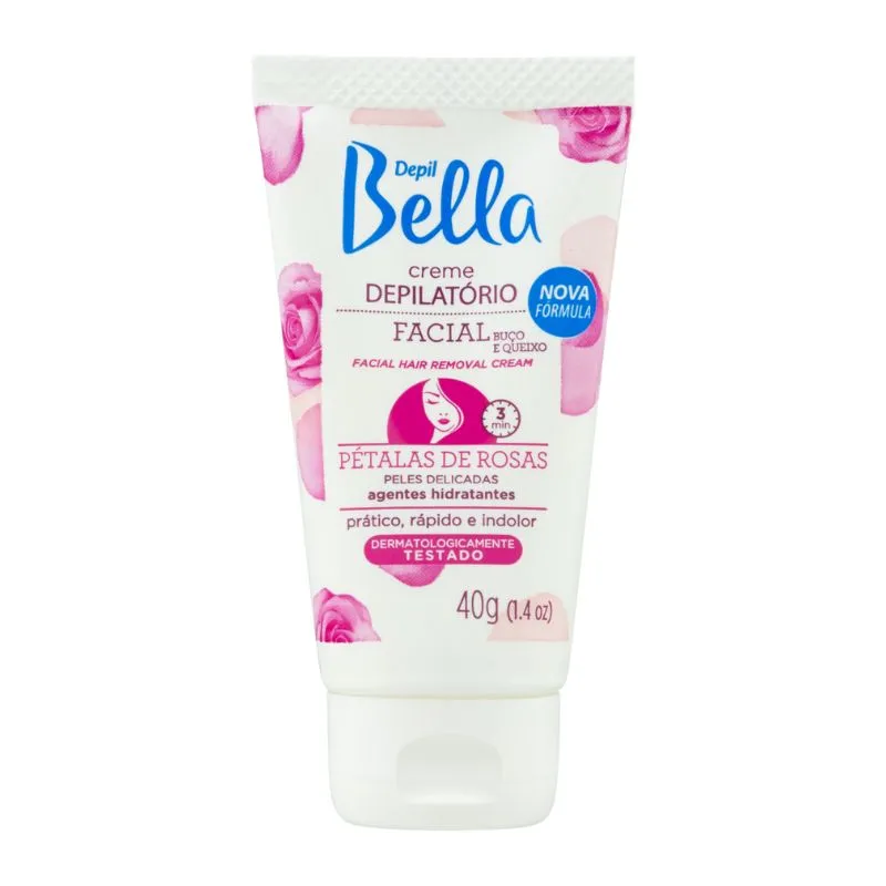 Creme Para Depilação Depil Bella Facial Pétalas 40g