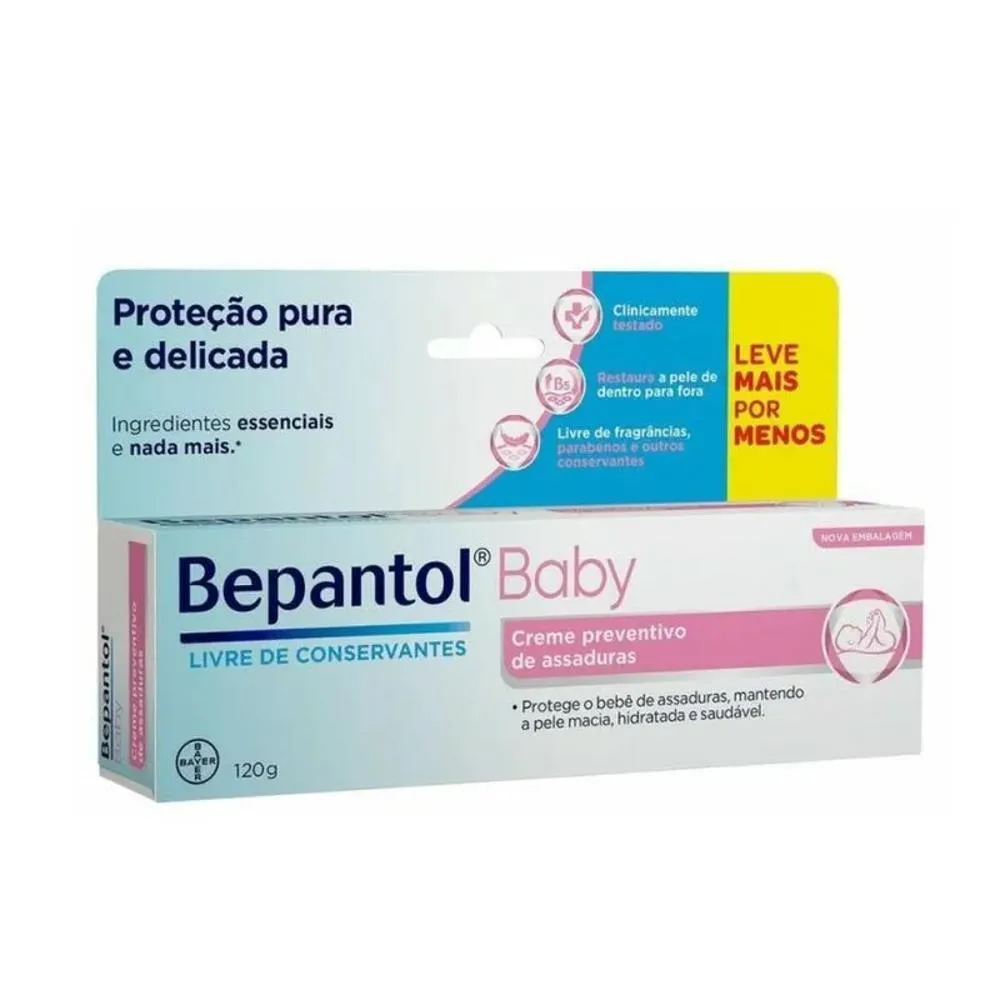 Creme Preventivo de Assaduras Bepantol Baby 120g Bayer