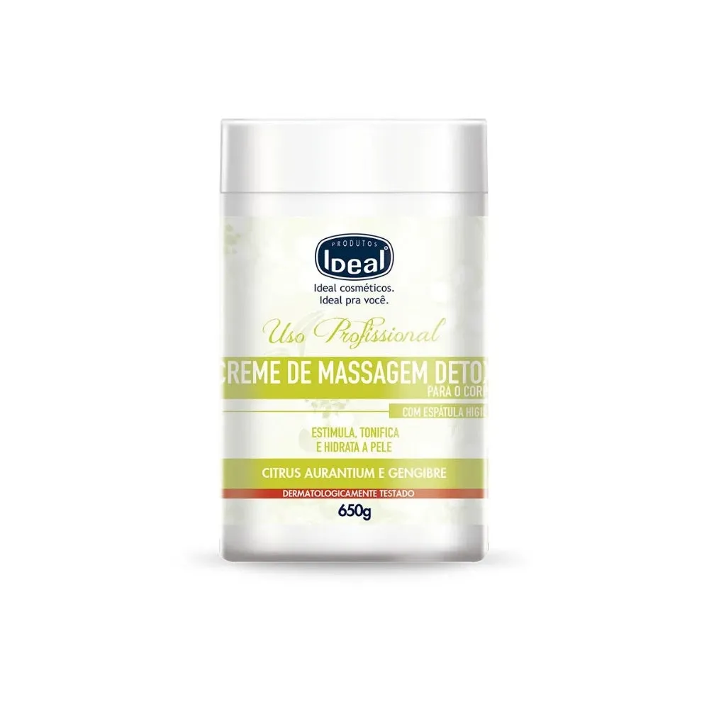 Creme Massagem Corpo Ideal Detox 650gr