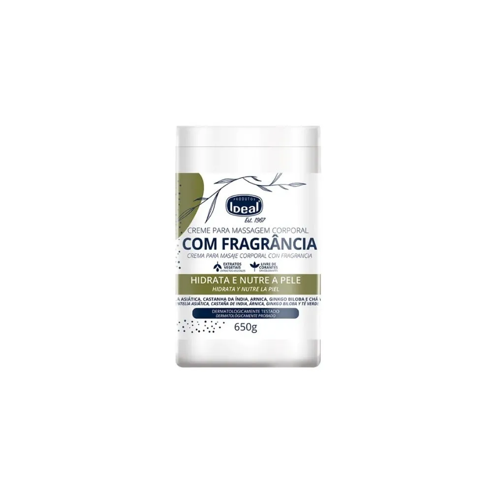 Creme Massagem Corporal Ideal C/ Fragância 650gr