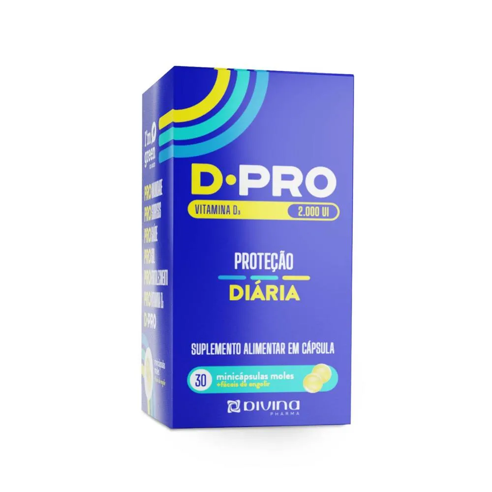 D-Pro 2000UI 30 Cápsulas Divina Pharma