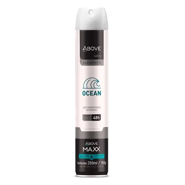 Desodorante Above Men Ocean Aerossol 250ml