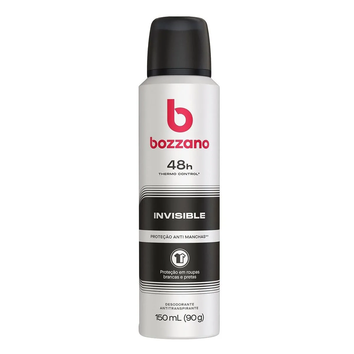 Desodorante Antitranspirante Aerosol Invisible 150ml Bozzano
