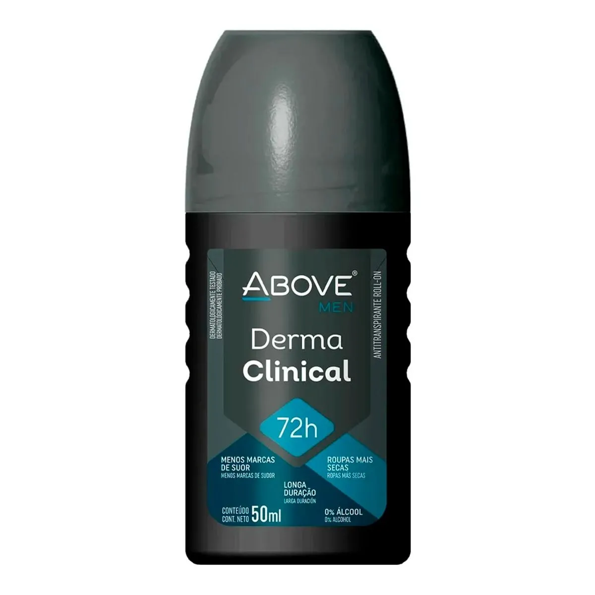 Desodorante Antitranspirante Roll-On Above Men Derma Clinical 72H 50Ml