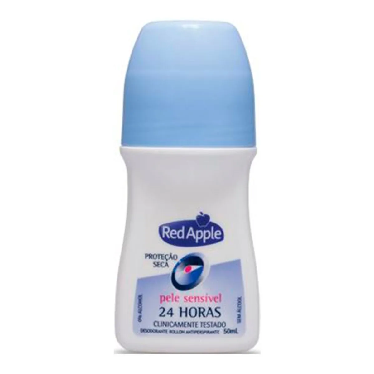 Desodorante Antitranspirante Roll-on Pele Sensível 50ml Red Apple