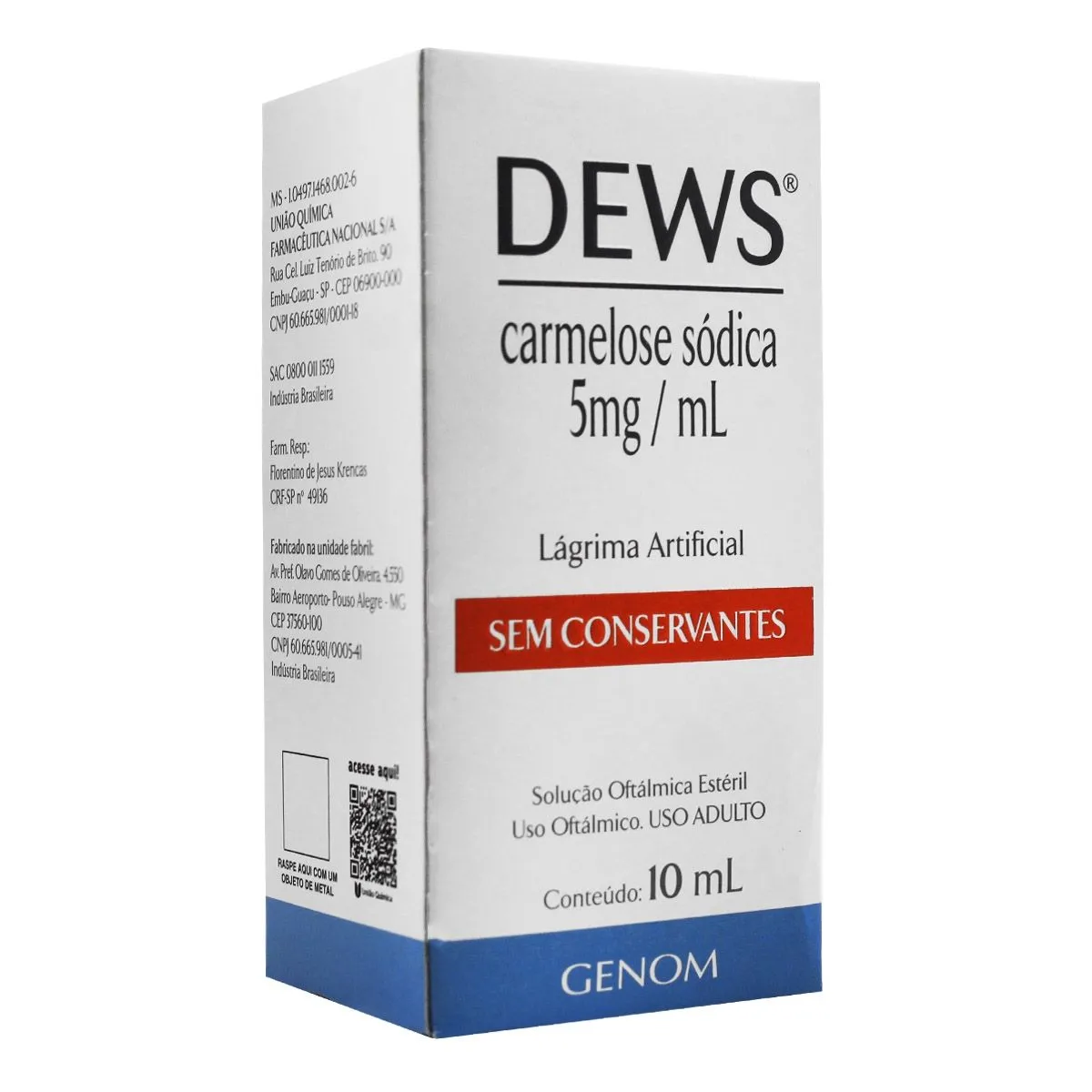 Dews 5mg/ml Solução 10ml Genom