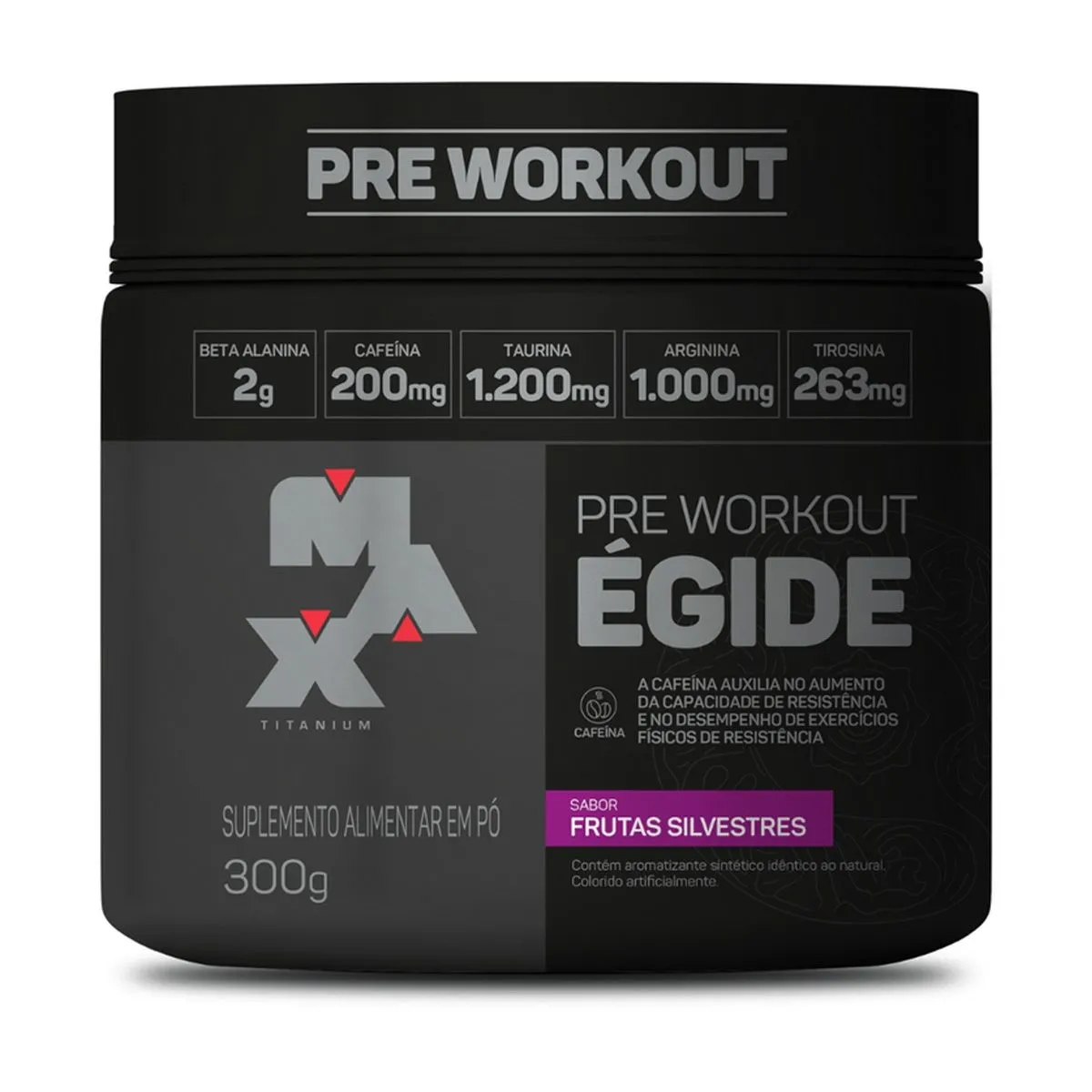 Égide Pre Workout Frutas Silvestres 300g Max Titanium