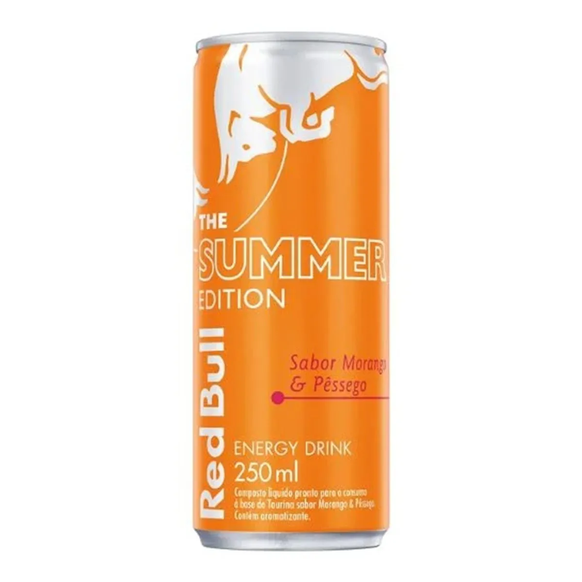 Energético Red Bull The Summer Edition Sabor Morango e Pêssego 250ml