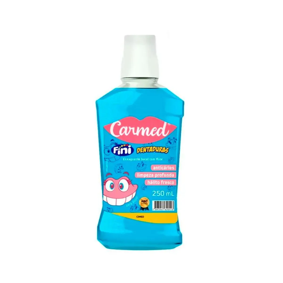 Enxaguante Bucal Carmed Fini Dentaduras 250ml