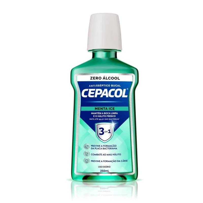 Enxaguante Bucal Cepacol Menta Ice 250 ml