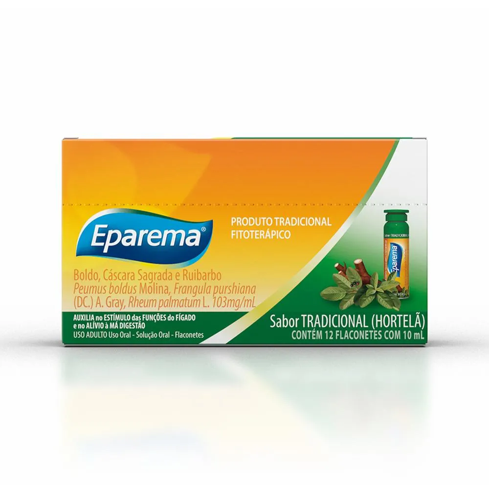 Eparema Hortelã Tradicional 12 Flaconetes 10ml