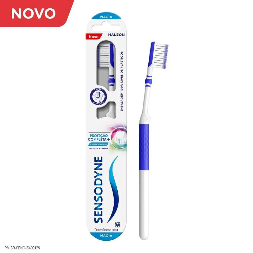 Escova de Dente Sensodyne Proteção Completa+ Macia 1 unidade