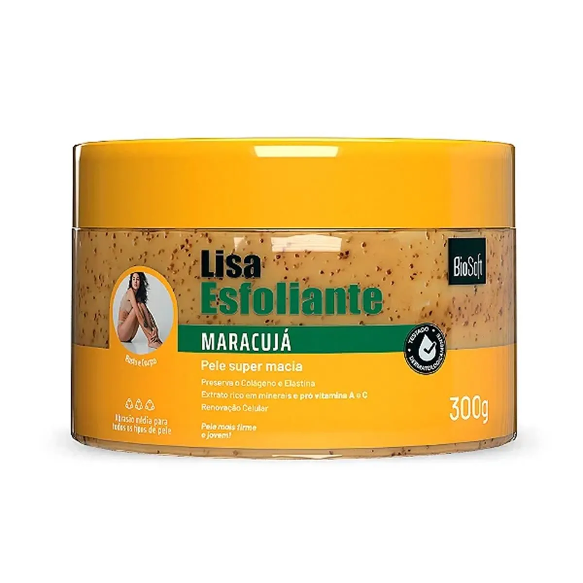 Esfoliante Maracujá 300g Bio Soft