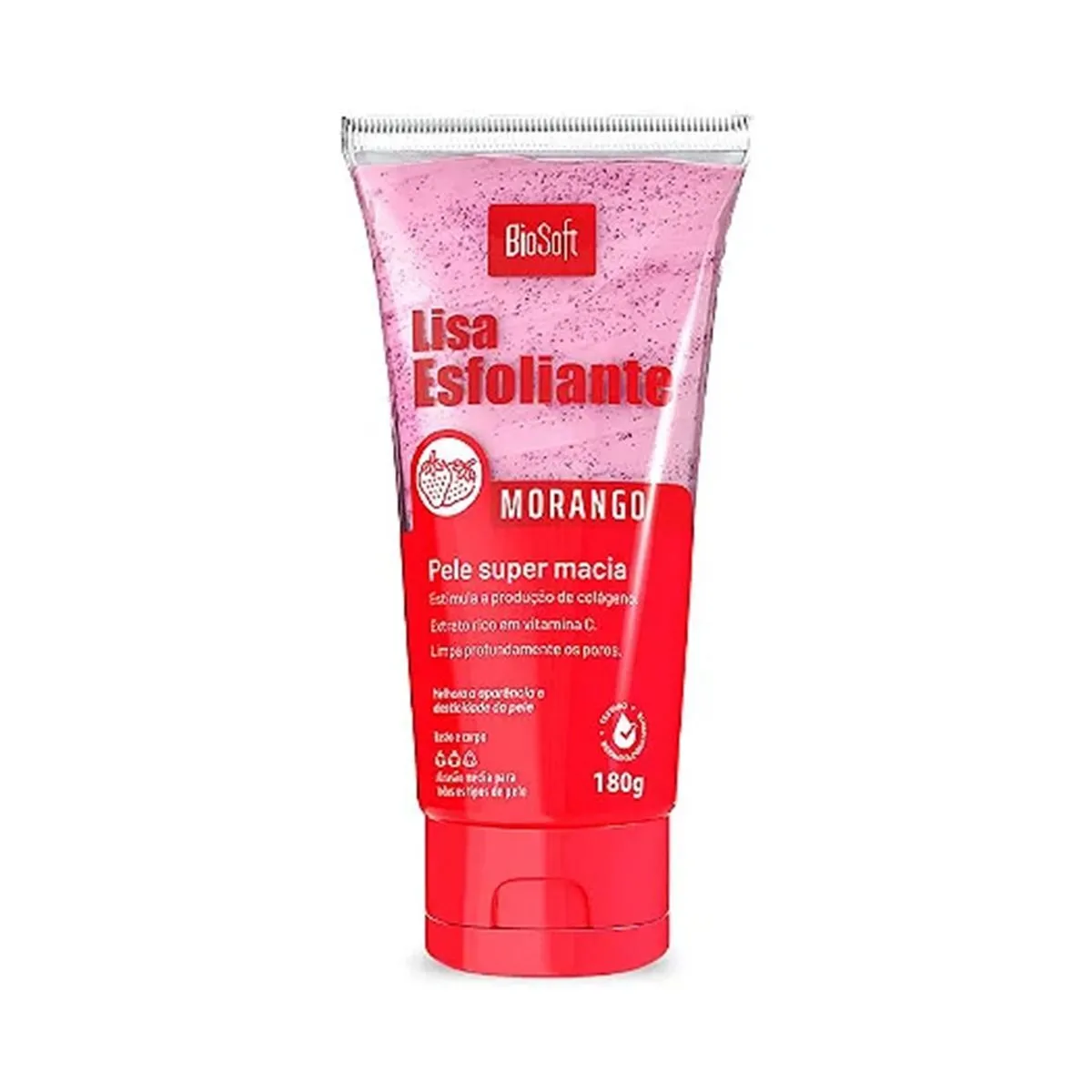 Esfoliante Morango Bio Soft 180g