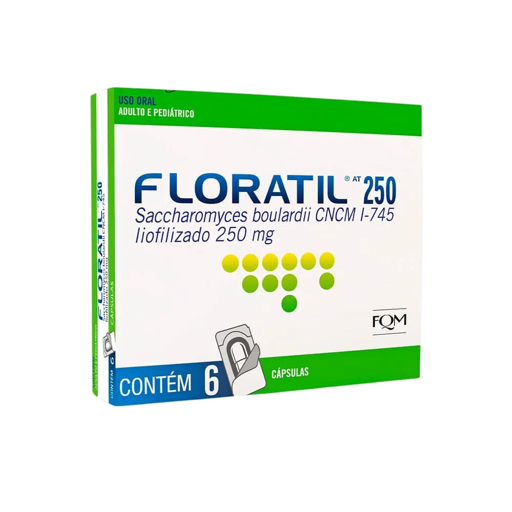 Floratil 250mg 6 Cápsulas