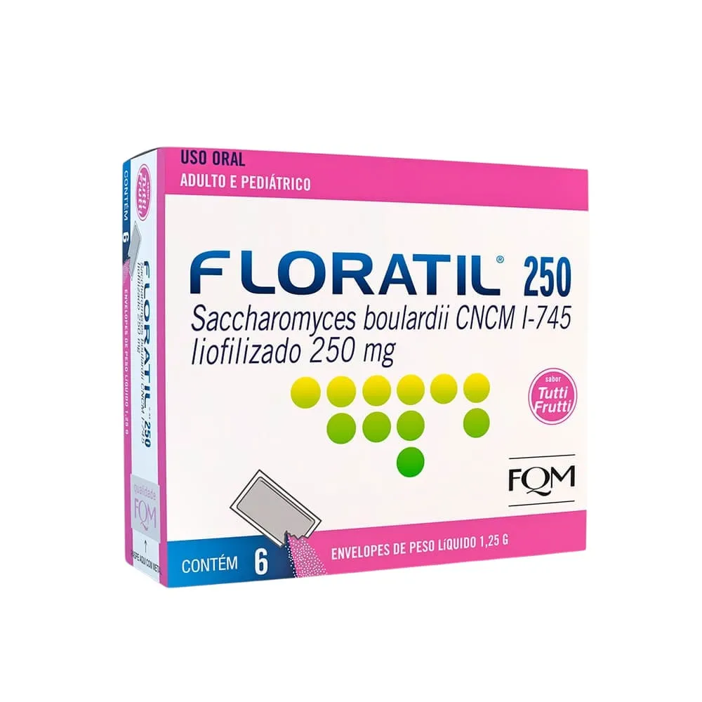 Floratil 250mg em Pó 6 Envelopes