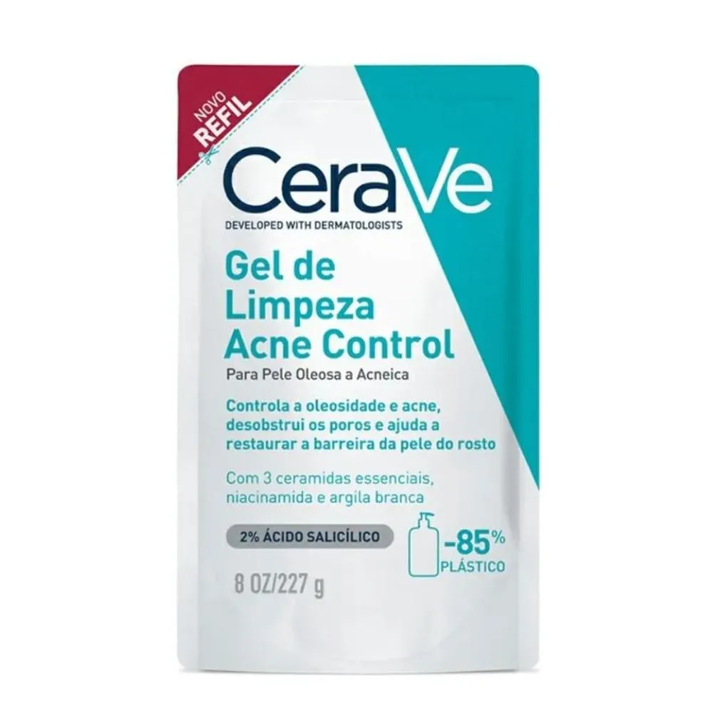 Gel de Limpeza Facial CeraVe Acne Control 227g