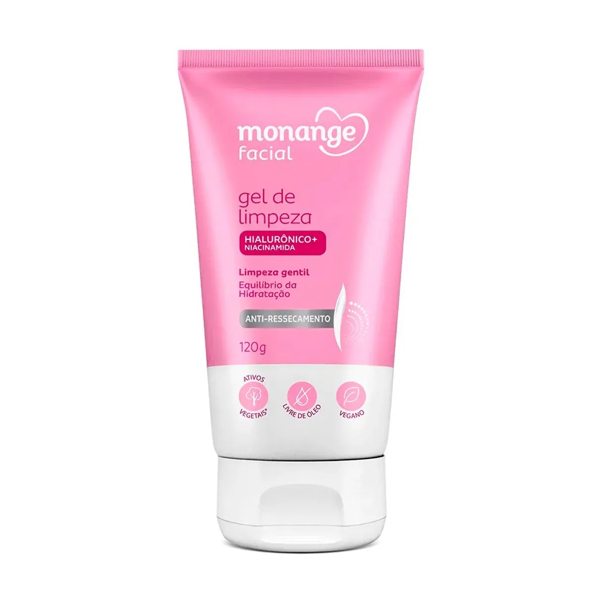 Gel de Limpeza Monange Facial Anti-Ressecamento 120g