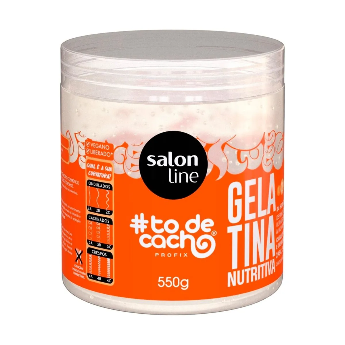 Gelatina Nutritiva #todecacho Com 550g Salon Line