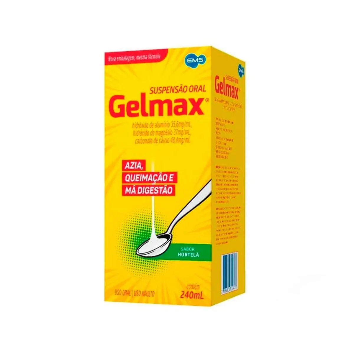 Gelmax Suspensão Oral 240ml Ems