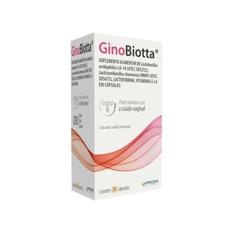 Ginobiotta Lactobacillus acidophilus 30 Cápsulas Marjan