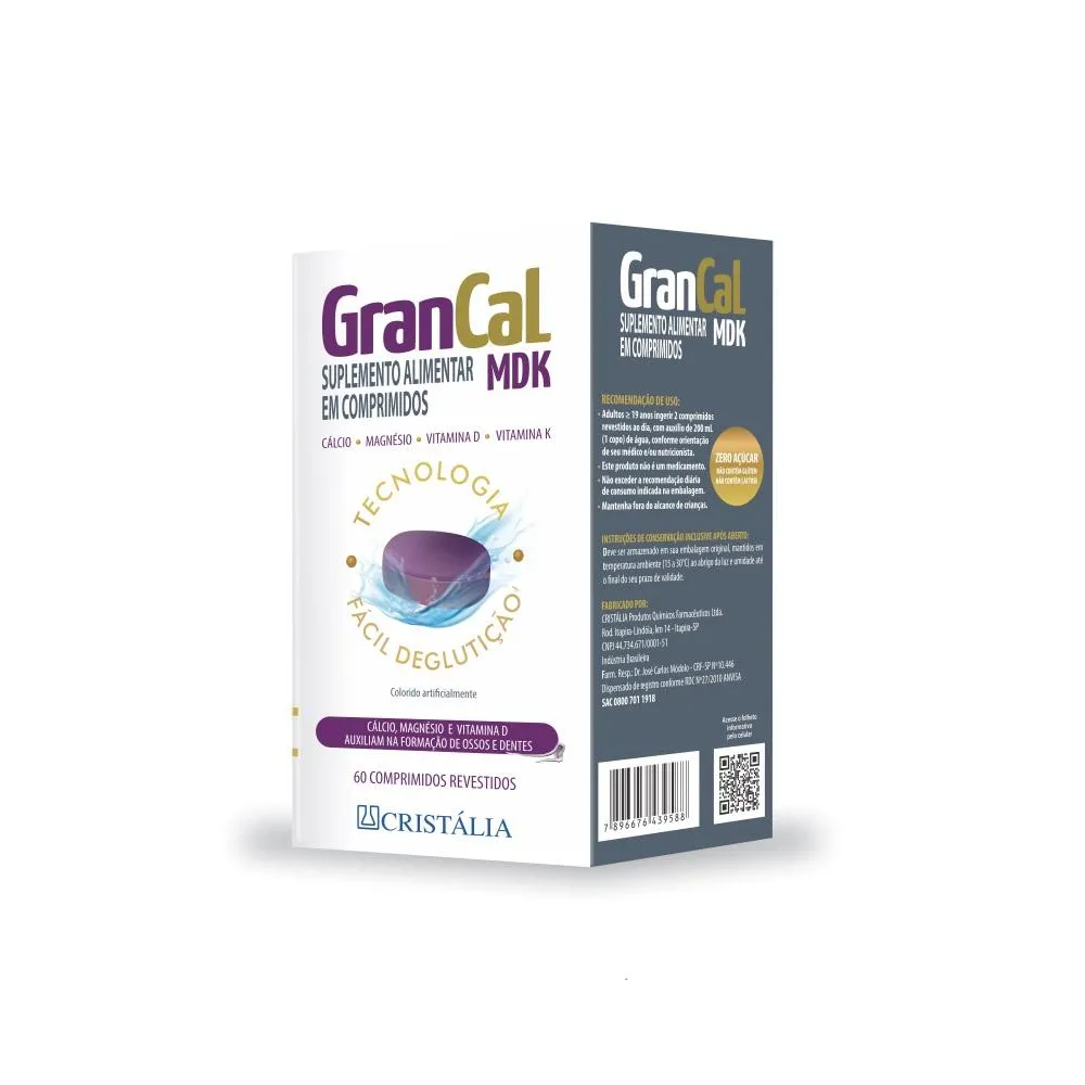 Grancal MDK Cristália 60 Comprimidos Revestidos