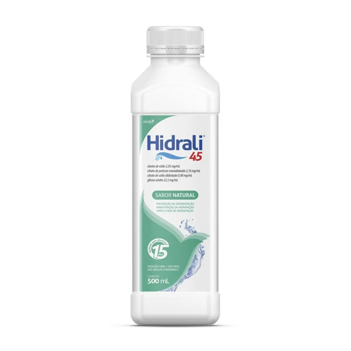 Hidrali Sais 45 Sabor Natural 500ml Airela