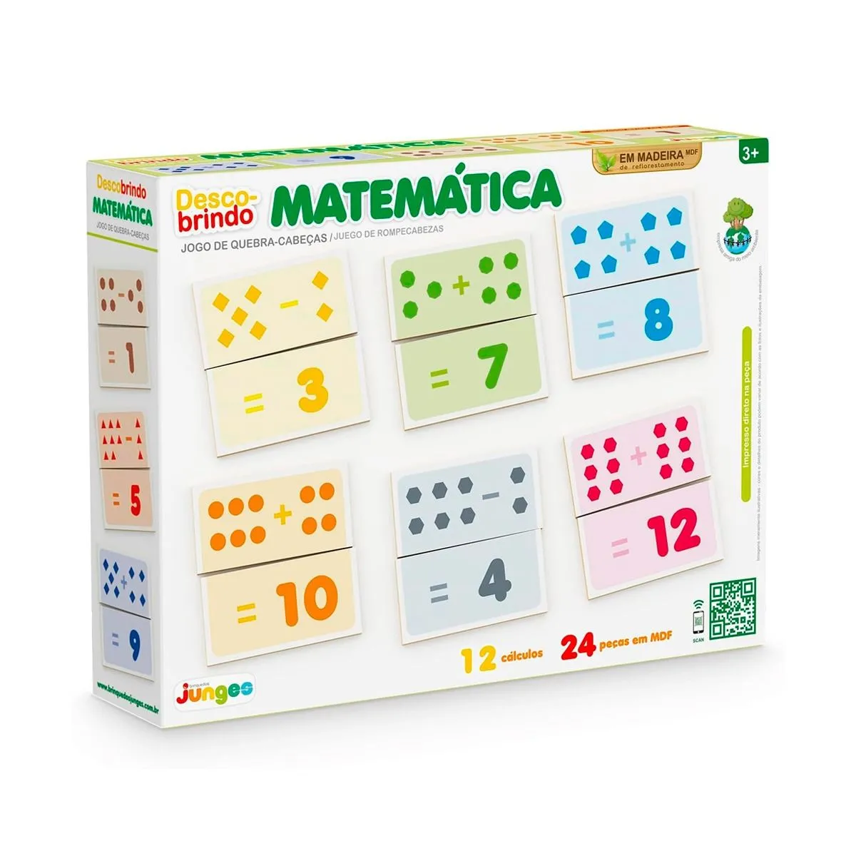 Jogo De Quebra-Cabeças Descobrindo Matemática R:382 Junges