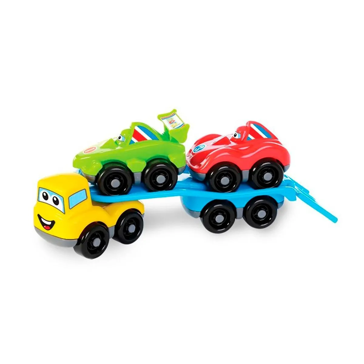Kit Corrida Infantil Com 3 Carrinhos Maral