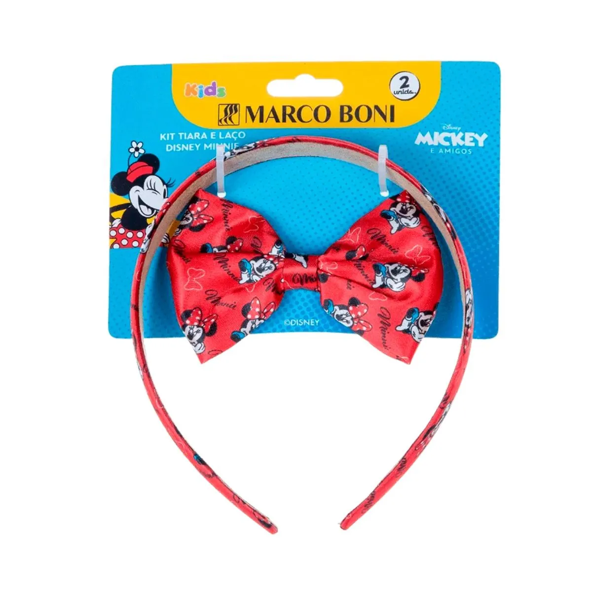 Kit Tiara e Laço Disney Minnie Ref:8557 Marco Boni
