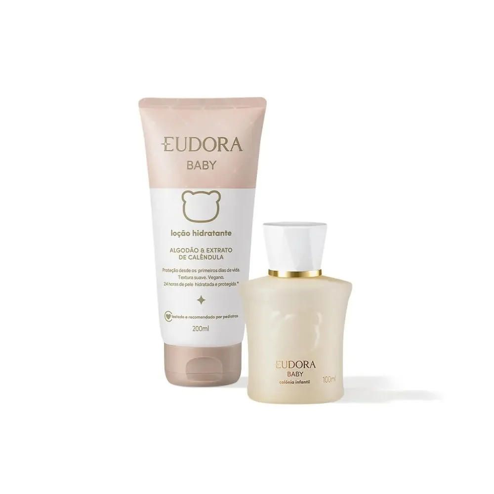 Kit Colônia + Sabonete Líquido Eudora Baby