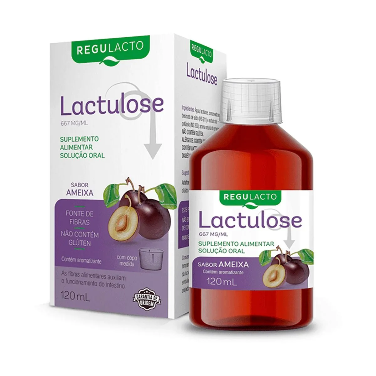 Lactulose 667mg Sabor Ameixa 120ml Regulacto