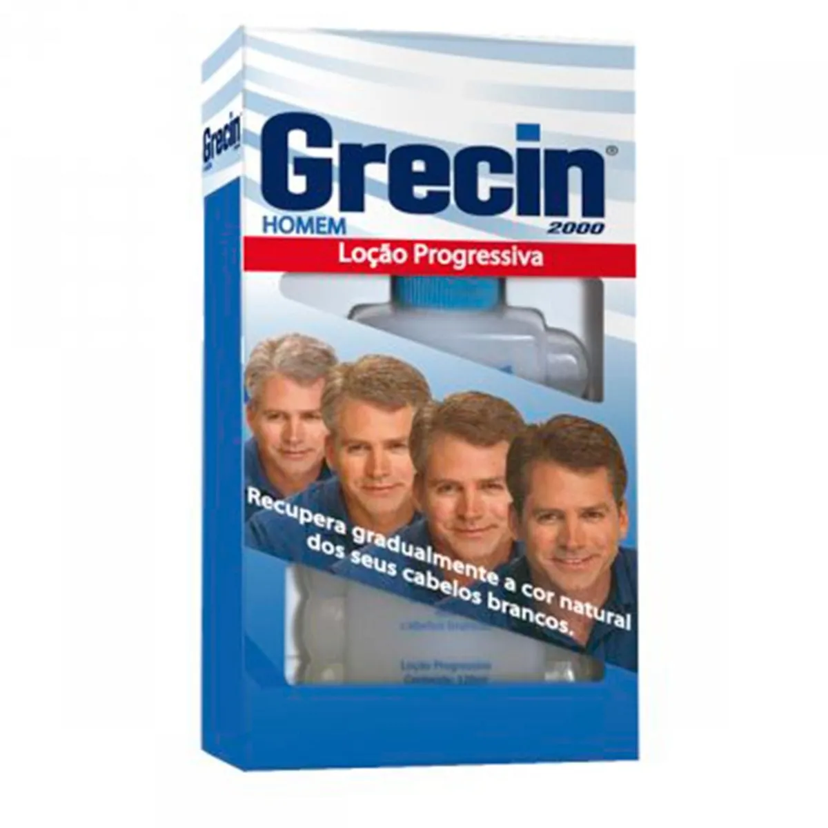 Loção Progressiva 2000 Homem Tonalizante Com 120ml Grecin