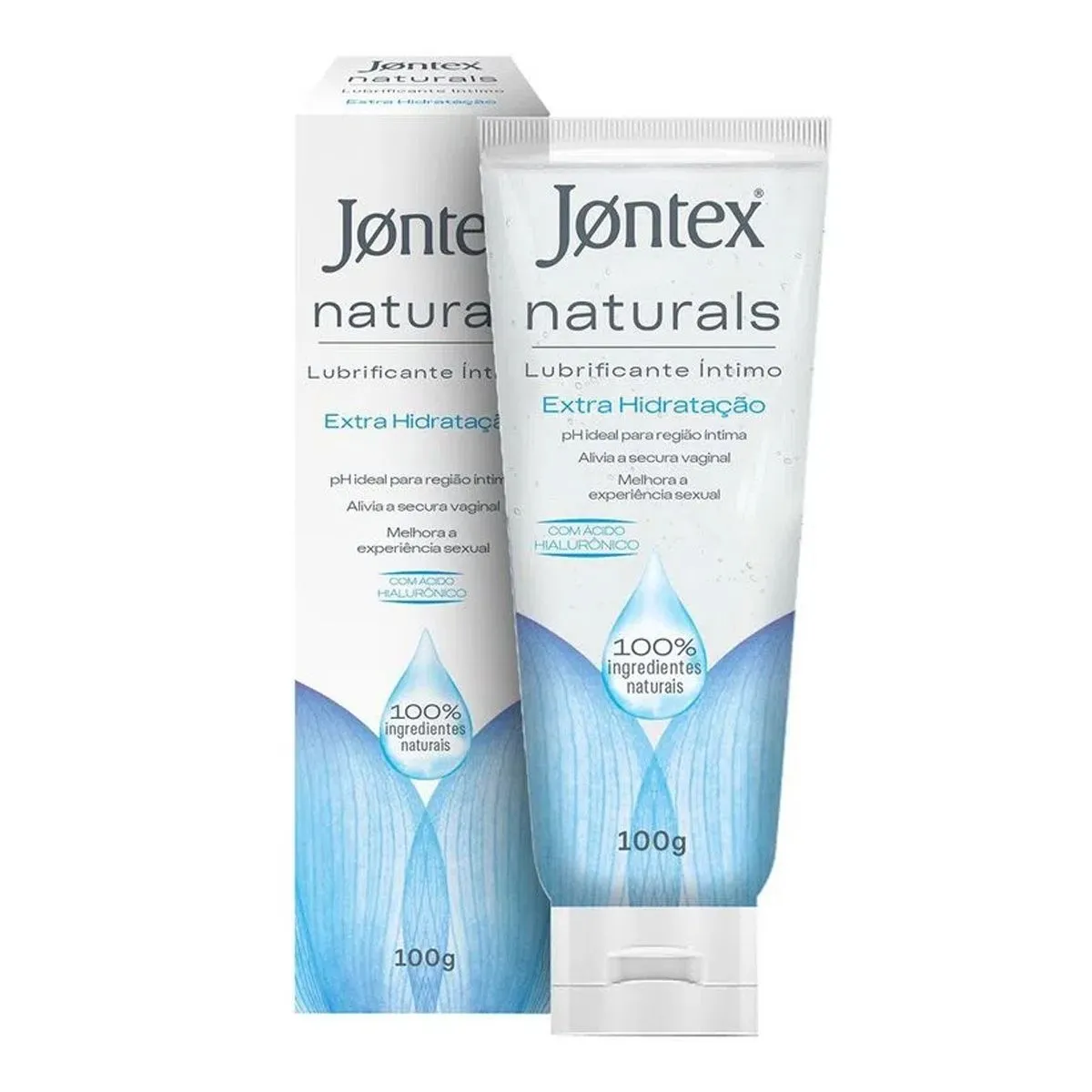 Lubrificante Íntimo Jontex Naturals Extra Hidratação com 100g
