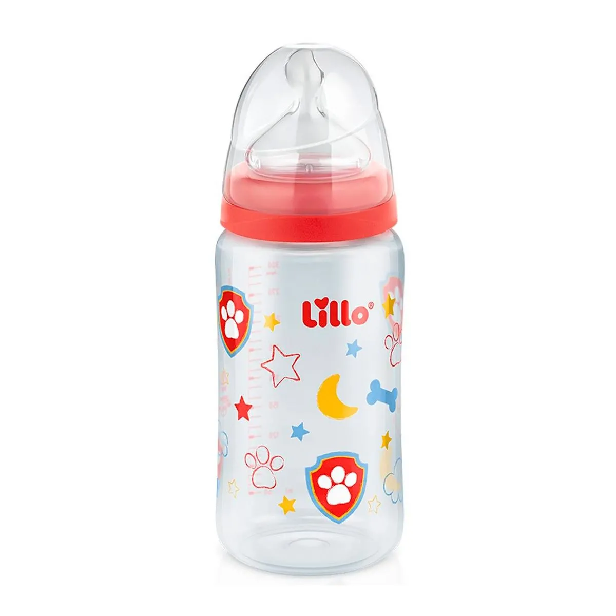 Mamadeira Patrulha Canina Bico Silicone Neutra 300ml Lillo