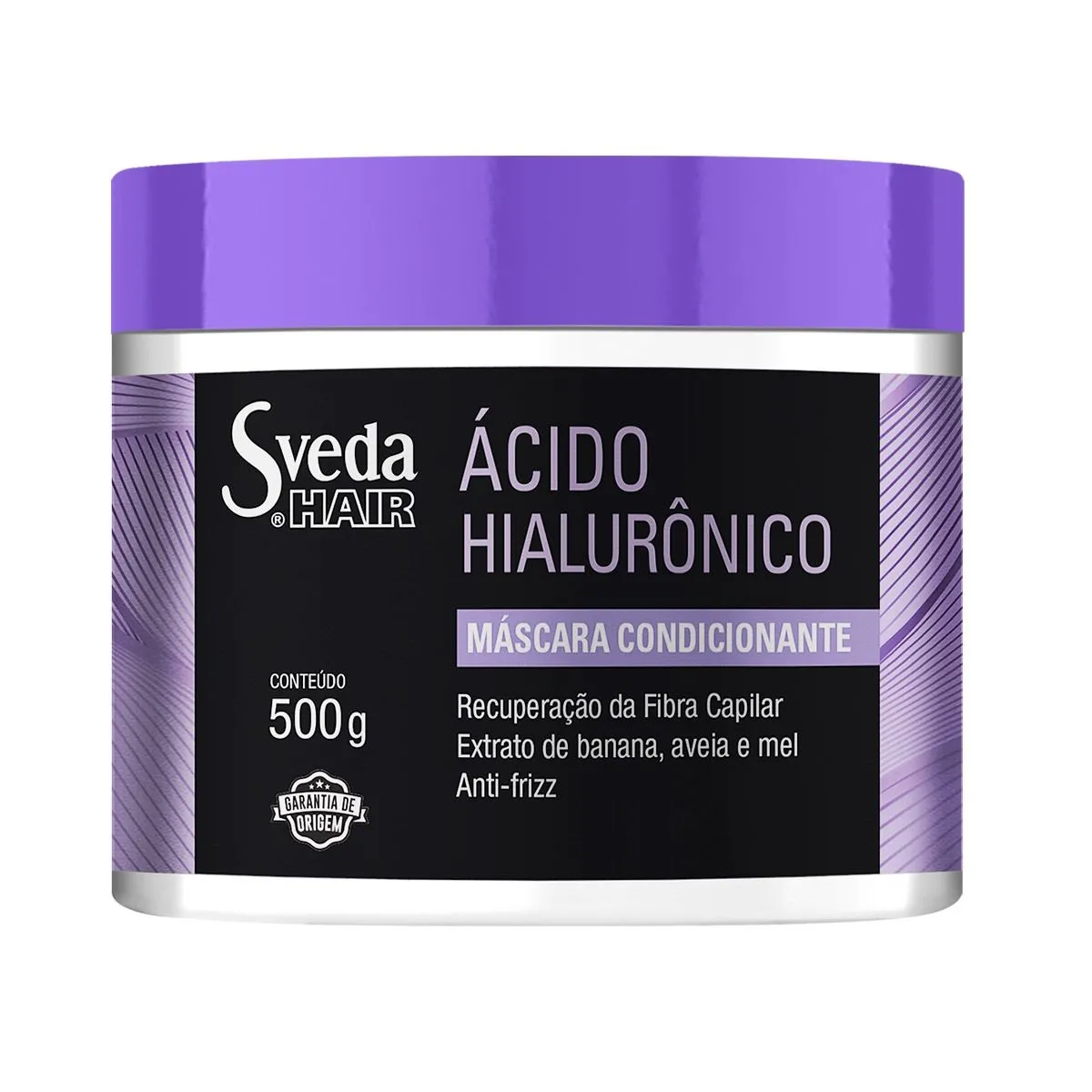 Máscara Condicionante Ácido Hialurônico 500g Sveda Hair
