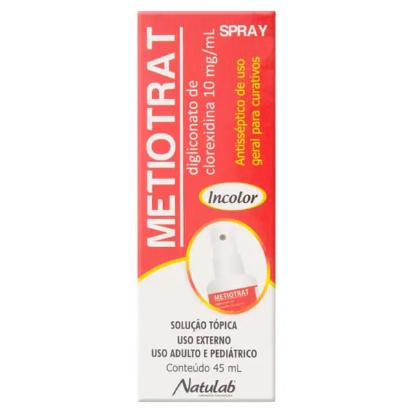 Metiotrat 45ml Spray Tópico Natulab