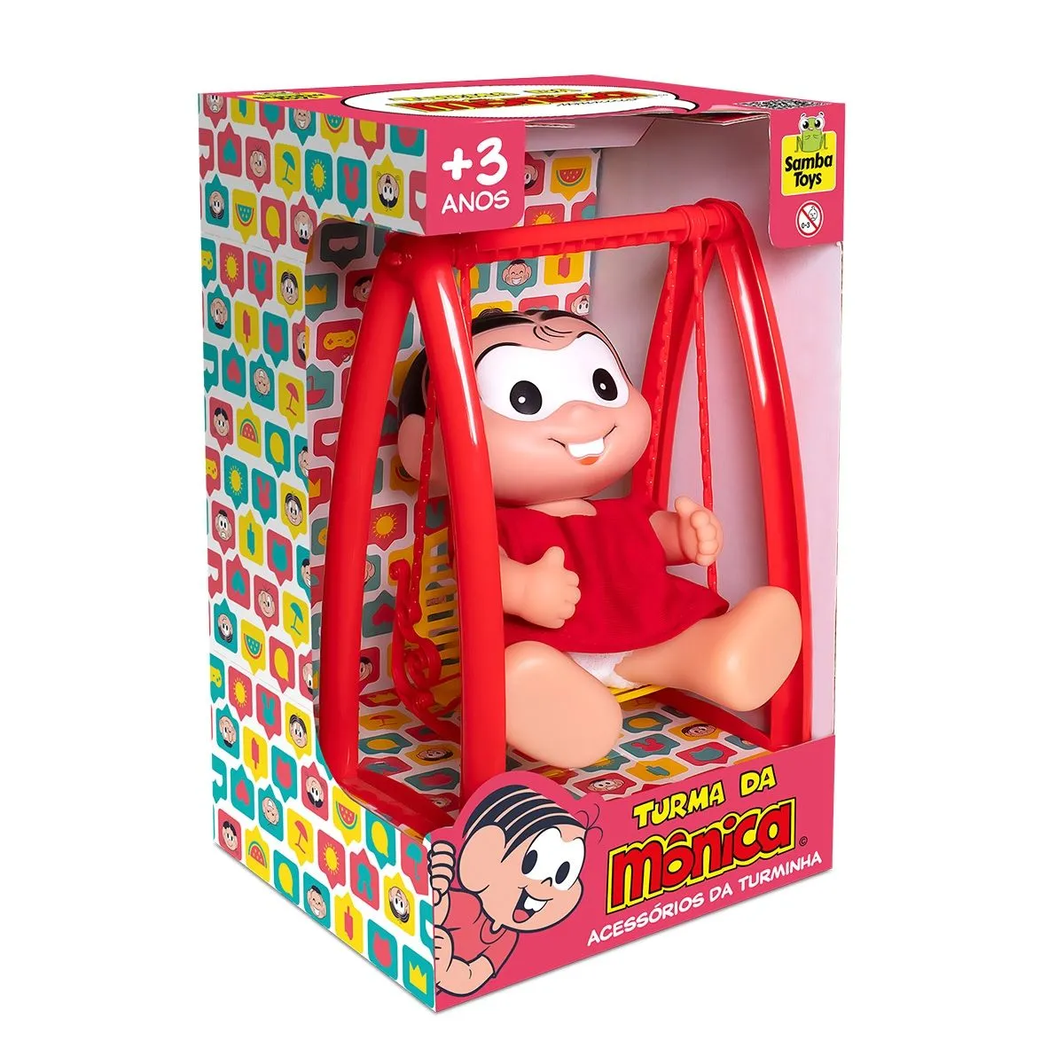 Mini Balanço Turma da Mônica Samba Toys