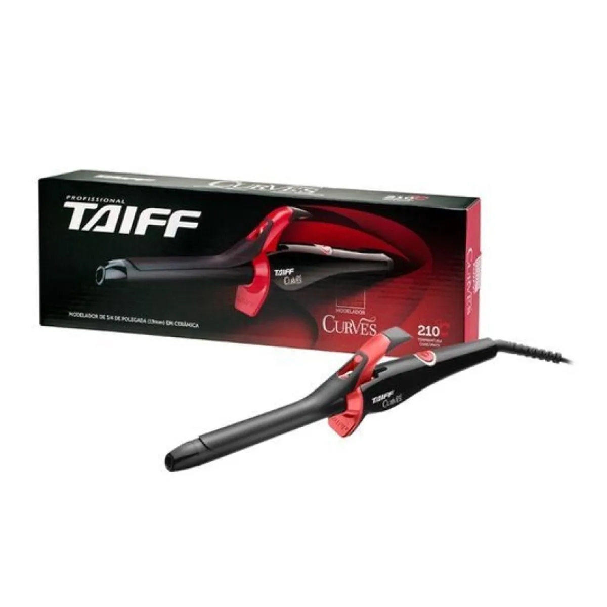 Modelador de Cachos Curves 3/4 Bivolt Taiff