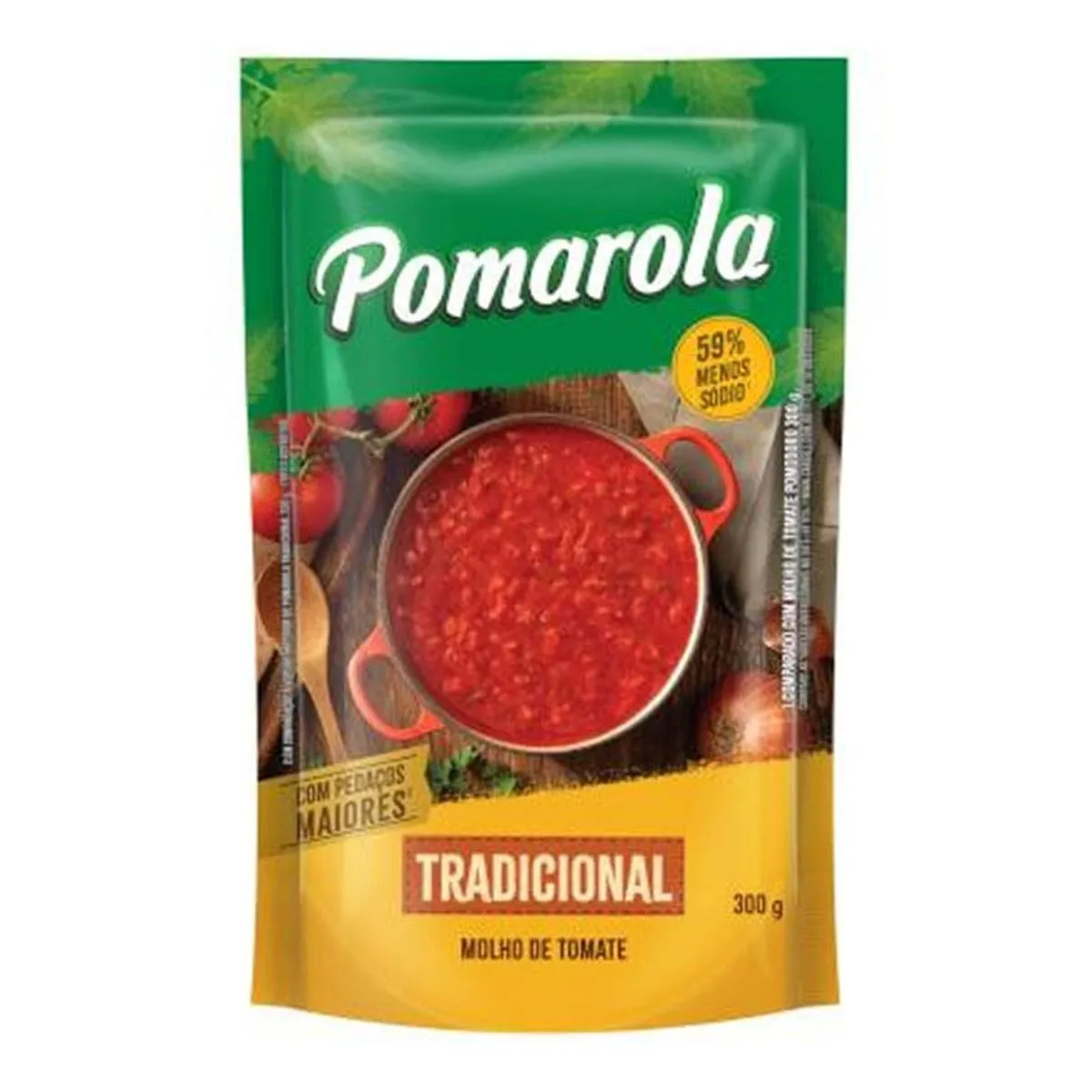 Molho de Tomate Tradicional 300G Pomarola
