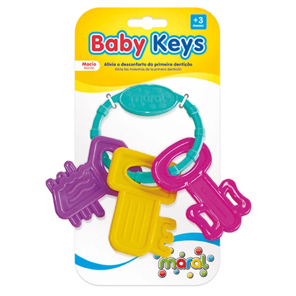 Mordedor Baby Keys Menina Maral