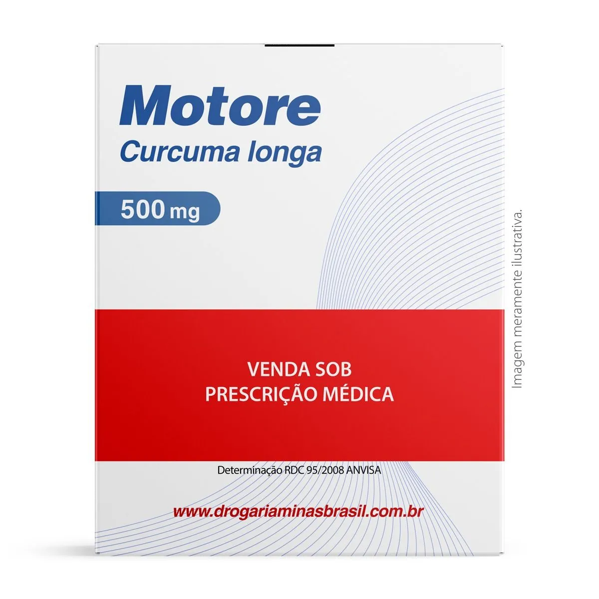 Motore Extrato Seco de Cúrcuma Longa 500mg Com 120 Comprimidos Ache
